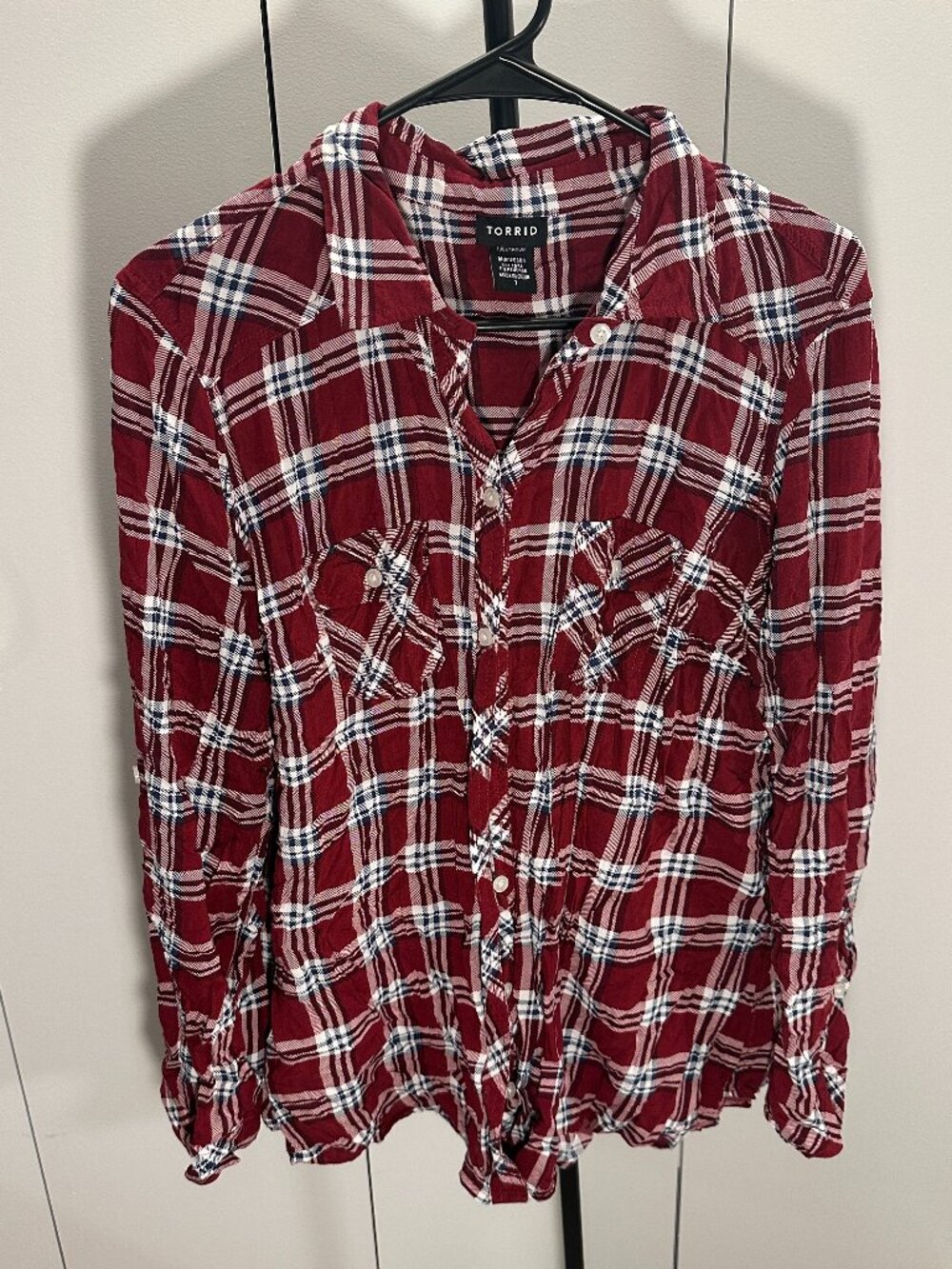 Torrid Plaid Button down